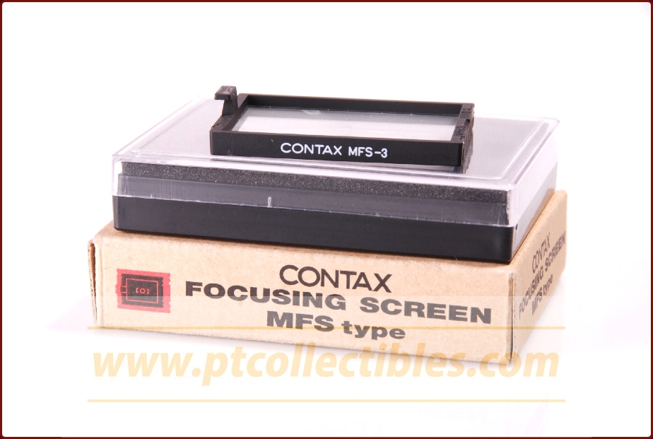 CONTAX 645: MFS-3 matglas